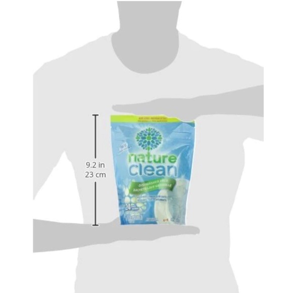 New Nature Clean Automatic Dishwasher Pacs, Unscented, 24 count. - Picture 7 of 10